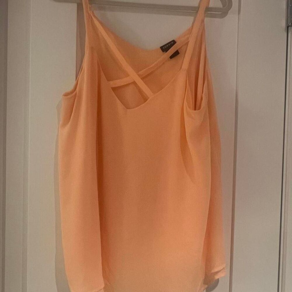 Torrid Women's Orange and Pink Vest